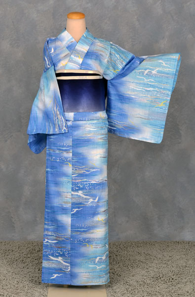 ゆかた(ブルー・かもめ)