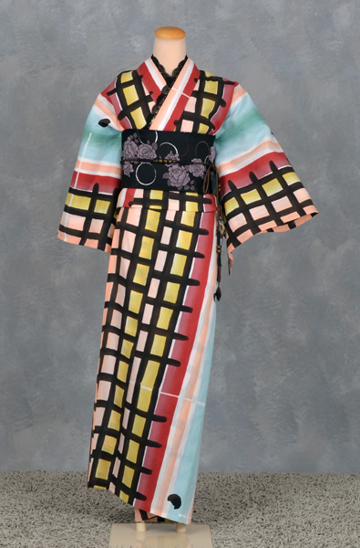 浴衣(Tumori　chisato・帯KANSAI)