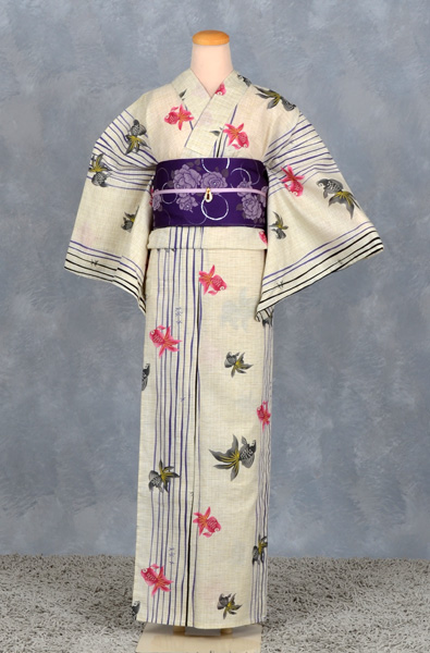 浴衣(金魚・帯KANSAI)
