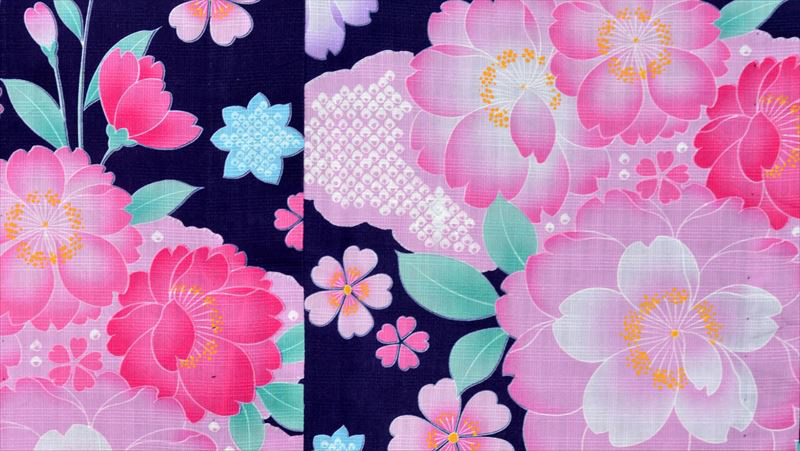 浴衣(藤井リナ・花)