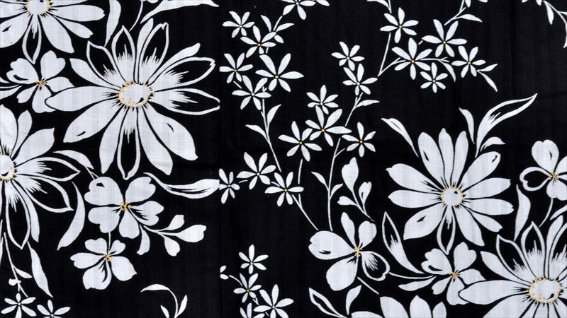 浴衣(松田聖子・椿半幅帯)