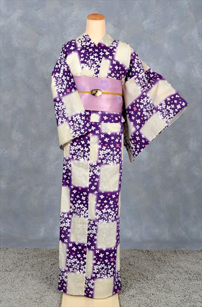 浴衣(夢千代・撫子柄帯)