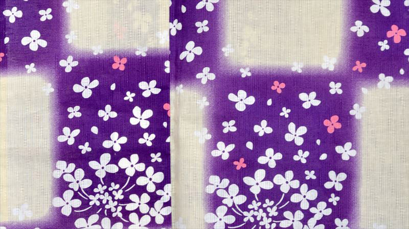 浴衣(夢千代・撫子柄帯)