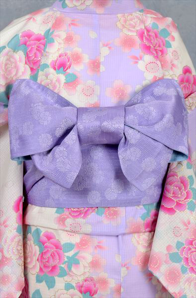 浴衣[薔薇・薄紫]