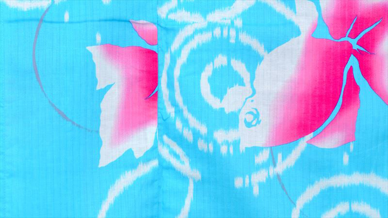 浴衣[水色・金魚]