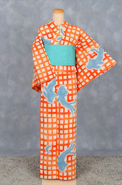 浴衣(ツモリチサト・薔薇半幅帯)