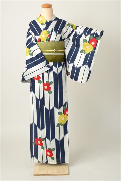 浴衣(un　deux・椿)