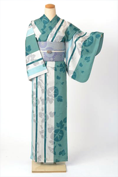 浴衣(粋と粋・朝顔)