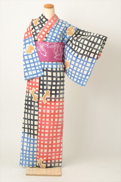 浴衣(ツモリチサト・格子)