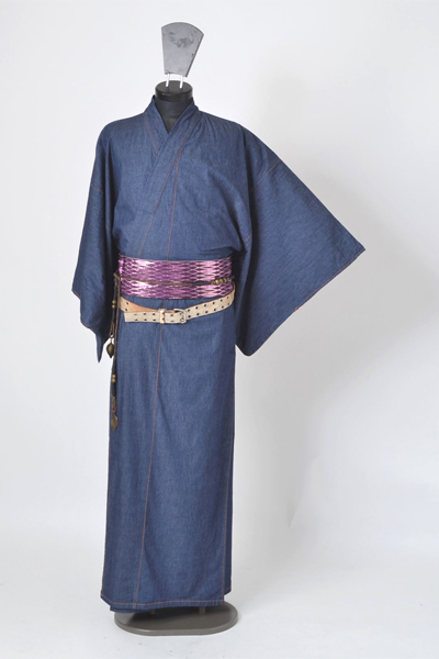 浴衣［藍色のデニム］
