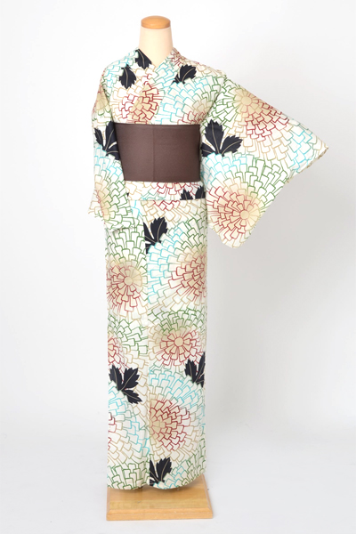 浴衣[大輪の菊]