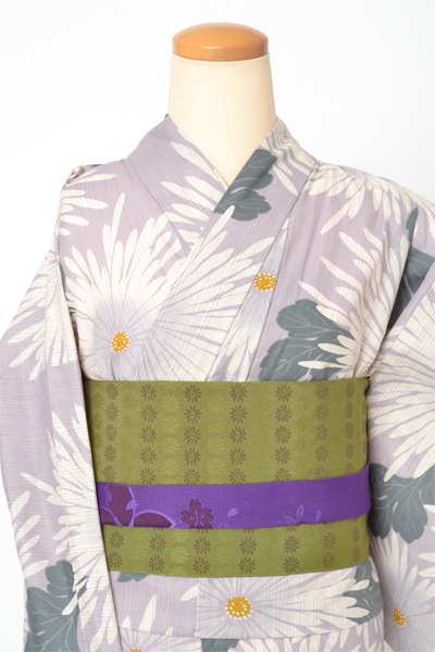 浴衣[薄紫・菊]