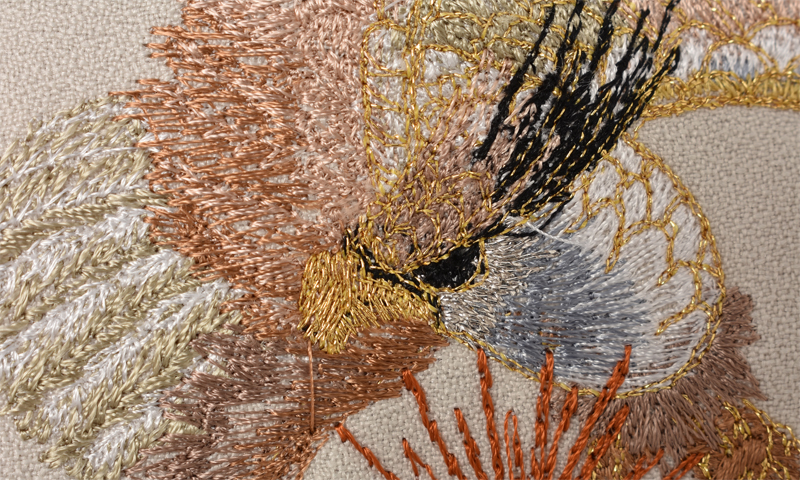 3歳祝着【被布：ベージュ色・長着：青緑色】