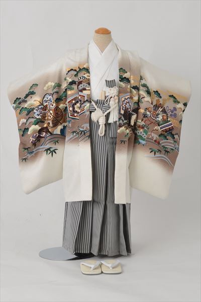 五歳祝着【兜・軍配】(身長約110〜120cmのお客様向け)