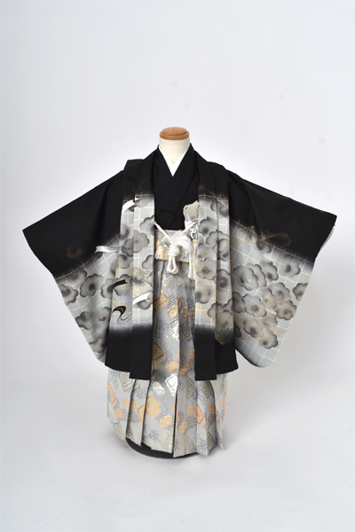 五歳祝着・Sサイズ【風神雷神】(身長約95〜103cm向け)