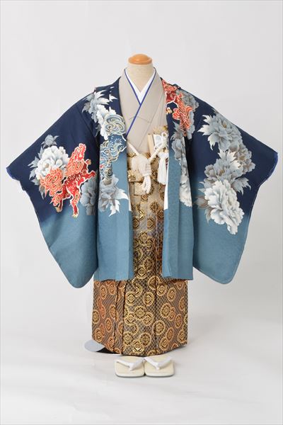 五歳祝着・Sサイズ【唐獅子】(身長約95〜105cmのお客様向け)