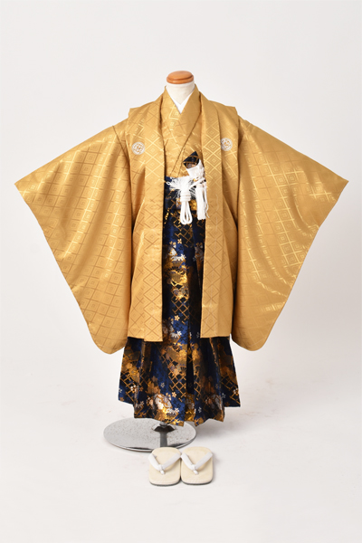 五歳祝着【五つ紋】(身長約110〜120cmのお客様向け)