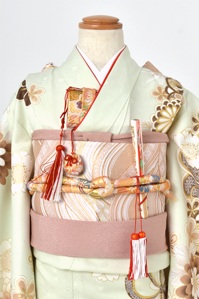 七歳祝着【淡いミント色】