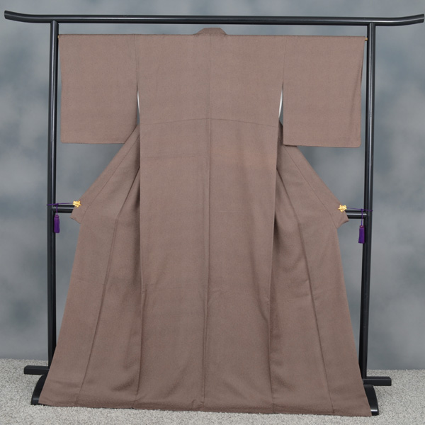 喪服　江戸小紋+黒喪帯 [軽い略礼装(袷) ]