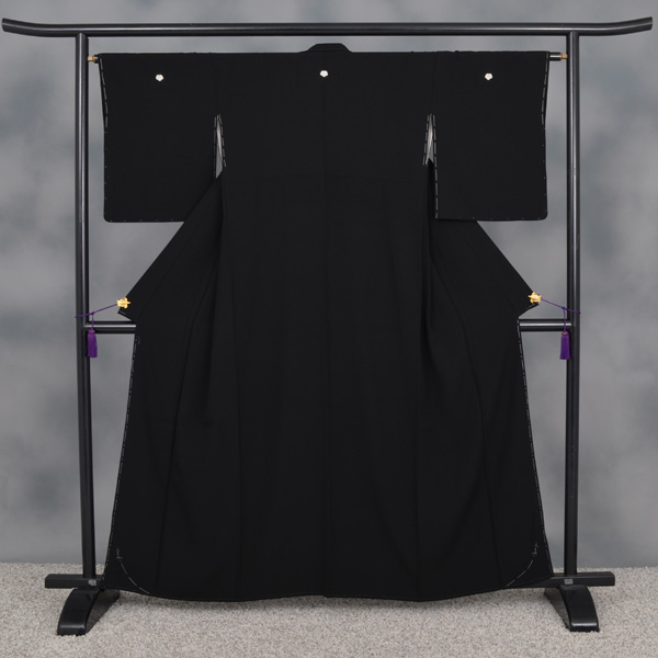 黒喪服+黒喪帯   [不祝儀の第一礼装(袷)]