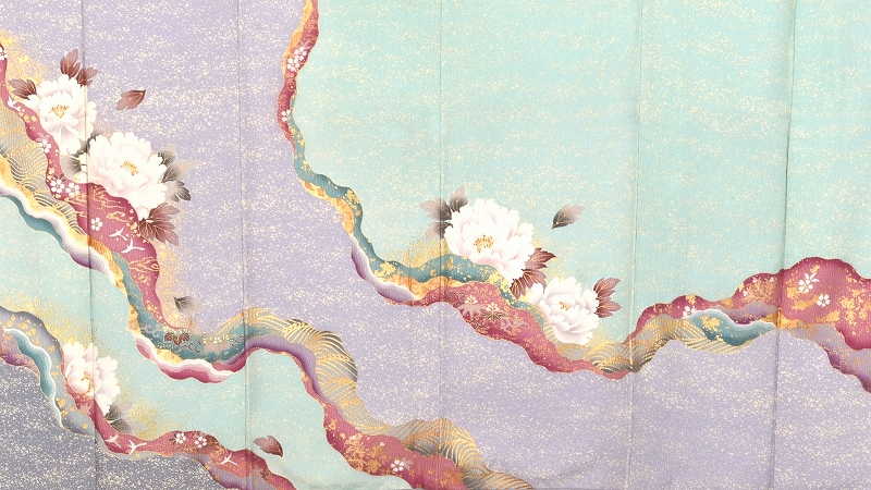 振袖[薄紫・ぼたん]