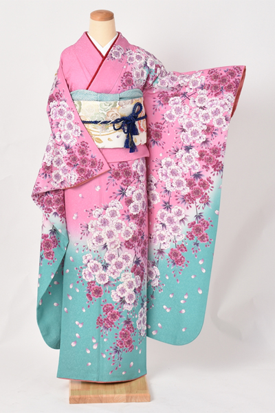 振袖[ピンク・しだれ桜]