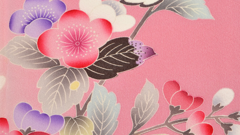 振袖[桜色地に可憐な花]