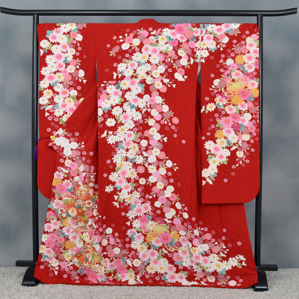 振袖【真紅・百花繚乱】