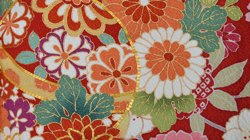 振袖【真紅・百花繚乱】