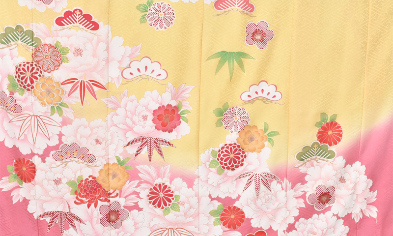 振袖【レモン色の愛らしい振袖】