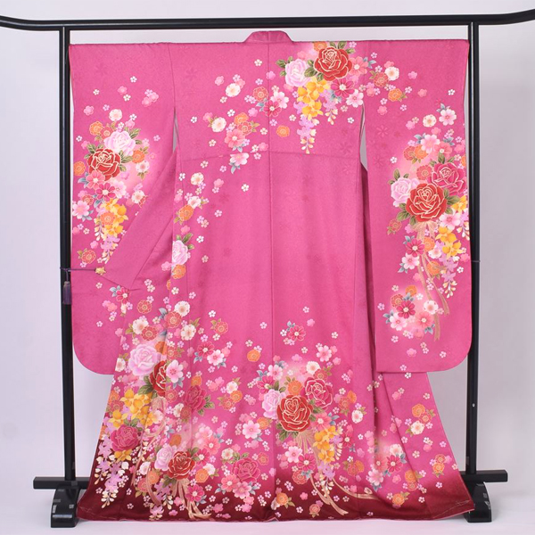 振袖【ショッキングピンクの振袖】