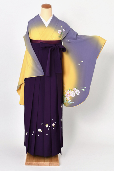 卒業袴[紫×レモン]