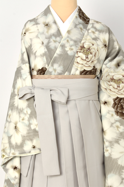 卒業袴[紅一点・花輪]