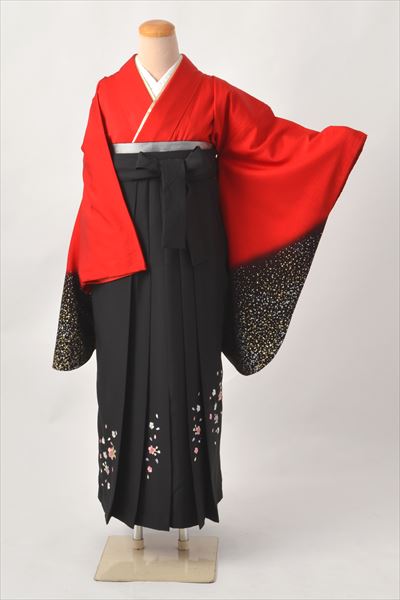卒業袴[赤×黒]