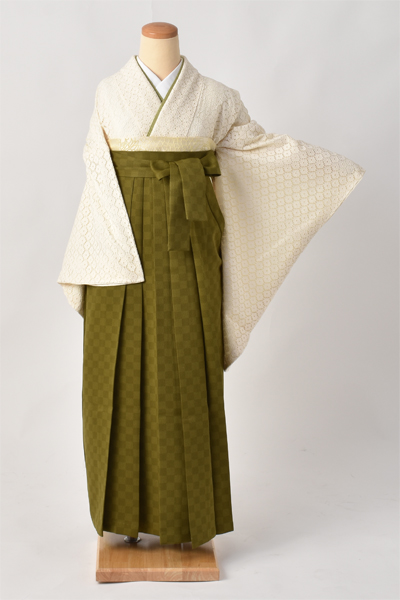 卒業袴【クリーム×レース】