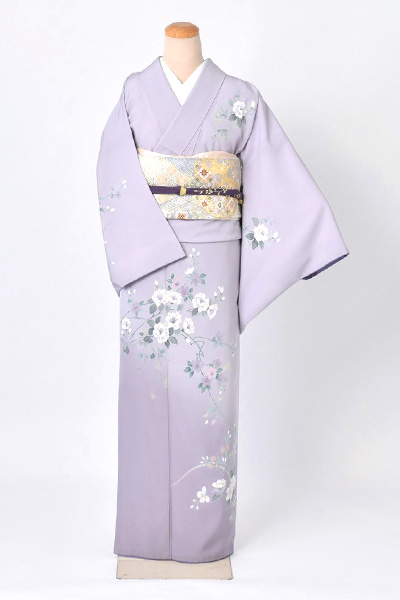 訪問着【上品な藤紫】