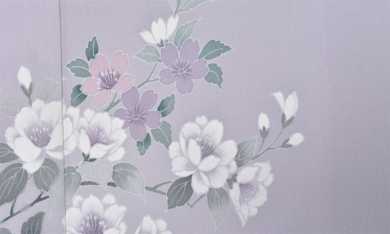 訪問着【上品な藤紫】