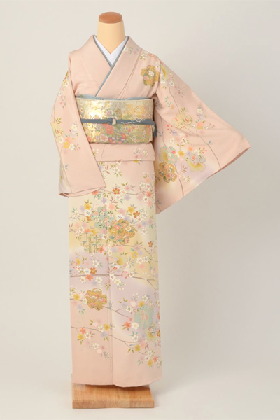 訪問着【咲き誇る桜花】