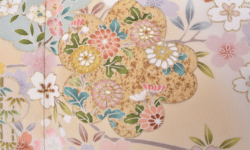 訪問着【咲き誇る桜花】