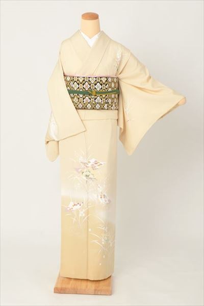 訪問着[優しいクリーム色]