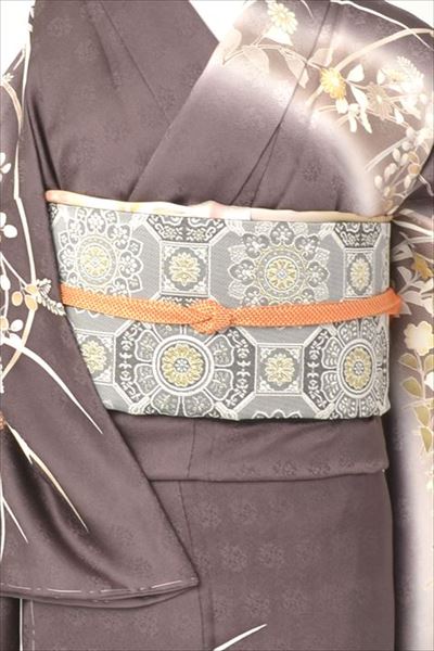 訪問着[チャコールグレーの訪問着]