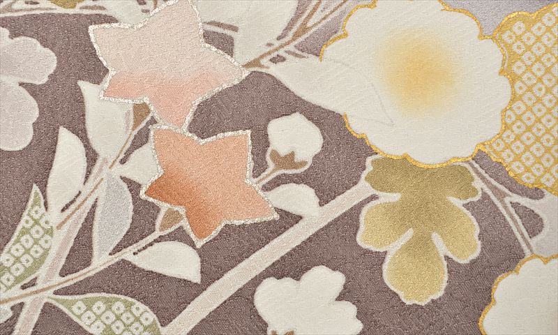 訪問着[チャコールグレーの訪問着]