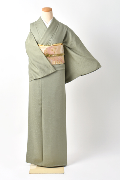 色無地（クールな銀鼠色）