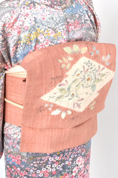 小紋（はな×名古屋帯)