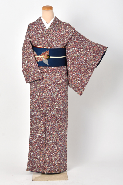 小紋(総柄×名古屋帯)