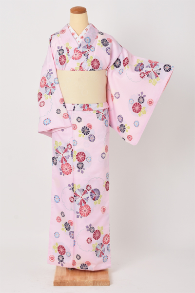 小紋(カジュアル・ピンク)