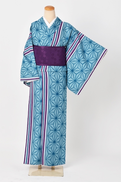 小紋(カジュアル・青)