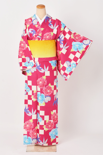 小紋(カジュアル・ピンク)