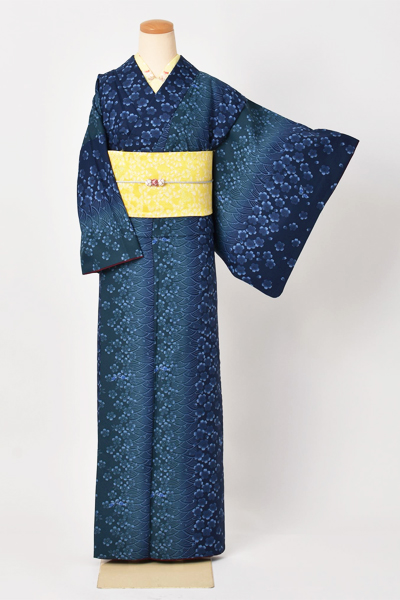 小紋(カジュアル・青)