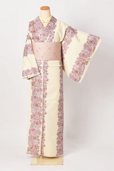 小紋(カジュアル・クリーム)